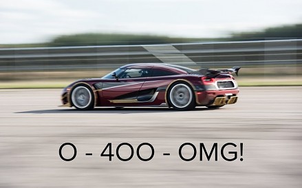 Koenigsegg Agera RS i nowy rekord 0-400-0 km/h