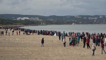 Tłumy na trójmiejskich plażach