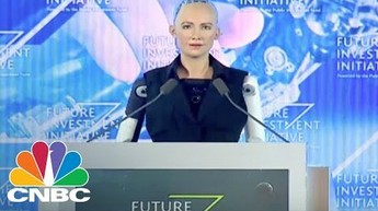 Sophia - robot humanoidalny przemawia