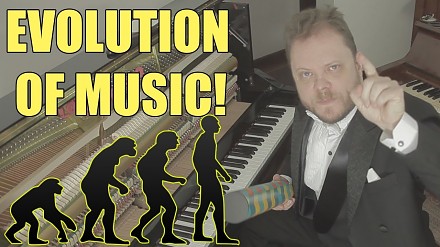 Ewolucja muzyki od roku 1680 do dzisiaj. Wszystko zagrane na pianinie