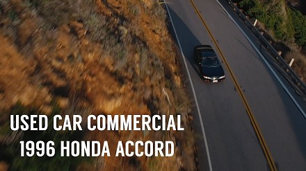 Zrobił reklamę używanej Hondy Accord z 1996 sprzedawanej przez jego dziewczynę