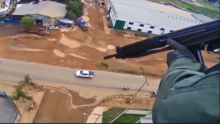 Pościg helikopterem w Brazylii za przestępcą