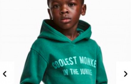 Wielka wpadka H&M. Ubrali Murzynka w bluzę "Coolest monkey in the jungle"