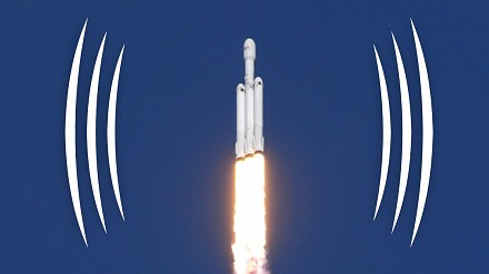 Start Falcon Heavy na nagraniu binauralnym - Smarter Every Day