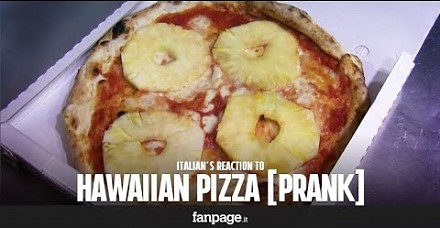 Reakcje Neapolitańczyków na pizzę z ananasem