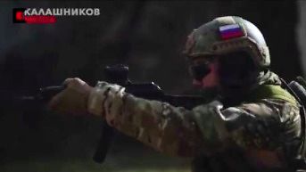 Trening rosyjskich służb specjalnych z ostrą amunicją