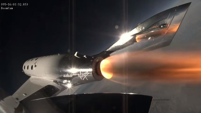 Udany test supersonicznego statku kosmicznego Virgin Space Ship Unity