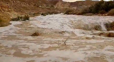 Powódź błyskawiczna na pustyni Negew - wkrótce pełna relacja od redaktora JM