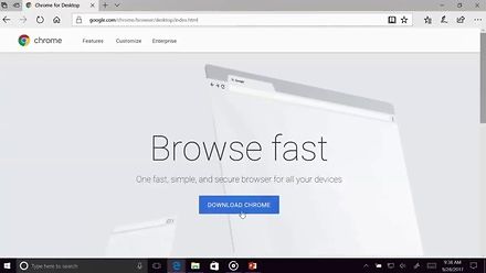 Microsoft musi zainstalować Chrome w trakcie prezentacji