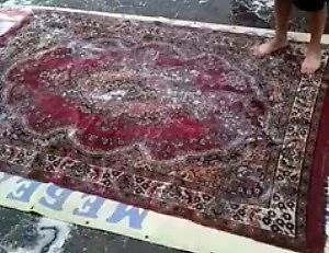 Pranie dywanu w rosyjskim stylu