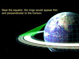 Jak wyglądałaby Ziemia, gdyby miała pierścienie takie jak Saturn?