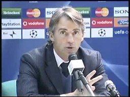 Roberto Mancini po meczu z Lechem